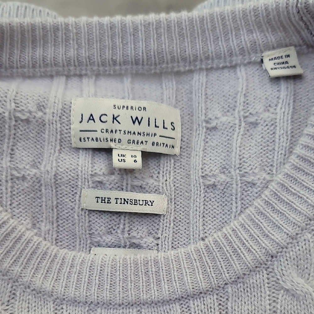 Jack Wills Men's Sweater - Light Gray